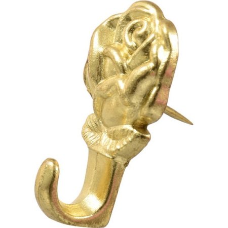 HILLMAN AnchorWire Gilt Gold Push Pin Picture Hook 10 lb 3 pk, 10PK 122320